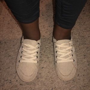 Tan sneakers